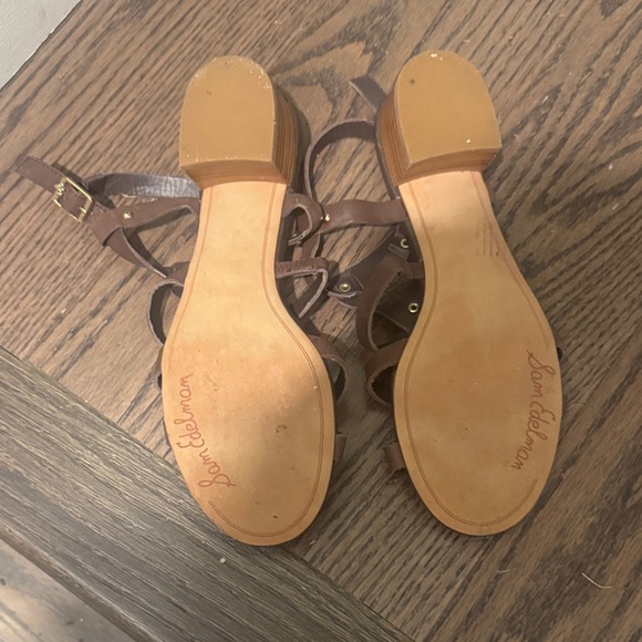 Sam Edelman Brown Strappy Sandals - Picture 3 of 3